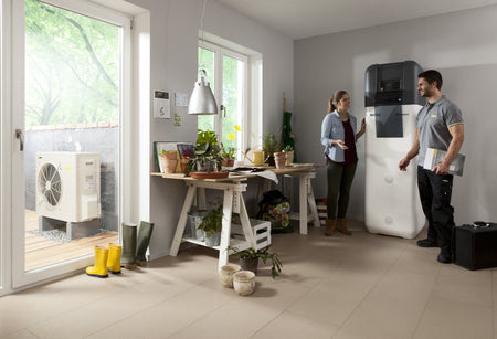 Wärmepumpe Luft/Wasser Rotex HPSU compact H/C - Paket 6 kW