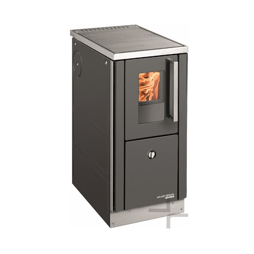 Haas+Sohn Küchenherd HSD 40.5-SF | anthrazit | Stahlkochplatte | Klimaworld.com