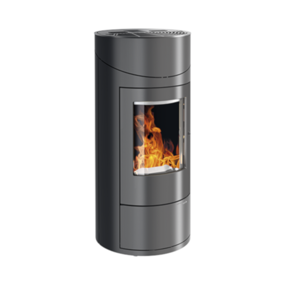 Haas+Sohn | Pelletofen HSP 7 DIANA 450.08, perl-schwarz, inkl. WLAN Modul | 8kW