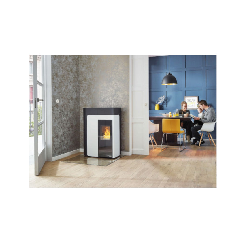 Pelletofen HSP 8 Home-II | weiß Ambiente
