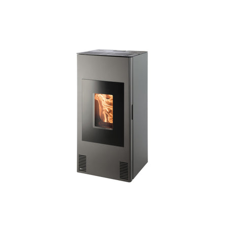 Haas+Sohn | Pelletofen HSP 4.0 F1-03 RLU grau KV inkl. 2R ohne Anschluß 8,5 kW