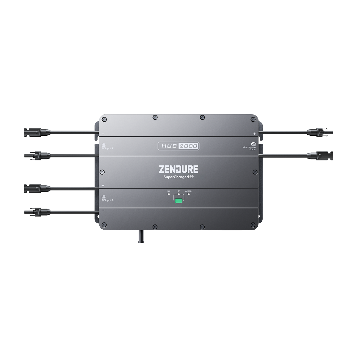 Zendure Batteriewechselrichter SolarFlow HUB2000, Front2 | klimaworld.com