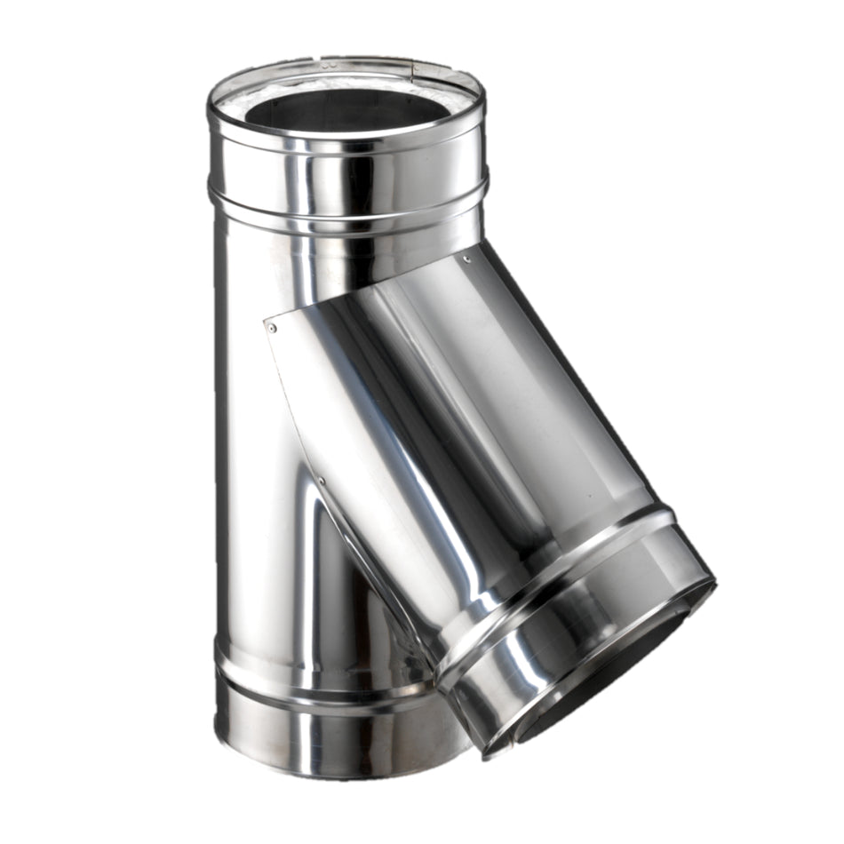 Schiedel Rauchrohranschluss 45° mit Kondensatsperre | ICS |  Ø 300