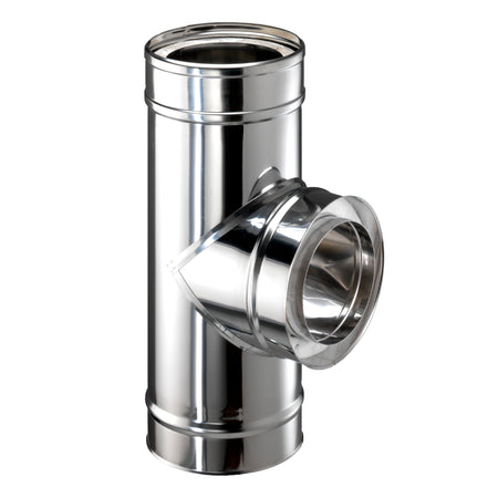 Schiedel Rauchrohranschluss 85° mit Kondensatsperre | ICS |  Ø wählbar  | Klimaworld.com