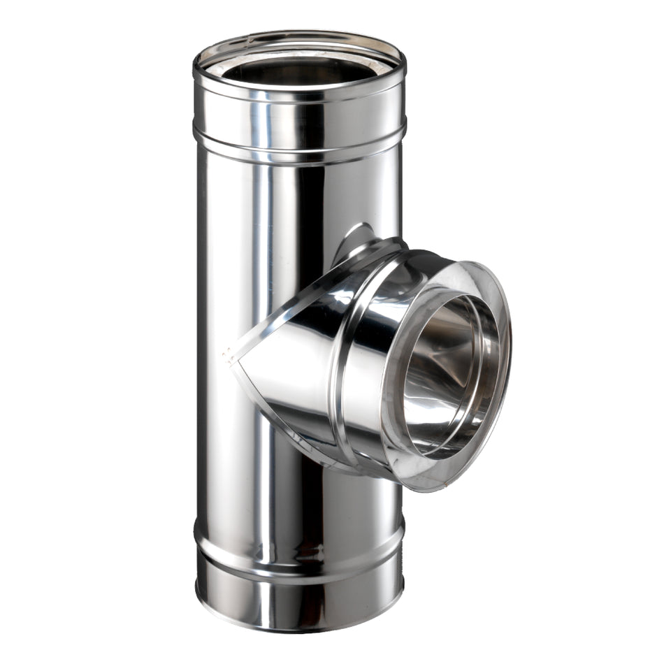 Schiedel Rauchrohranschluss 90° mit Kondensatsperre | ICS |  Ø 250