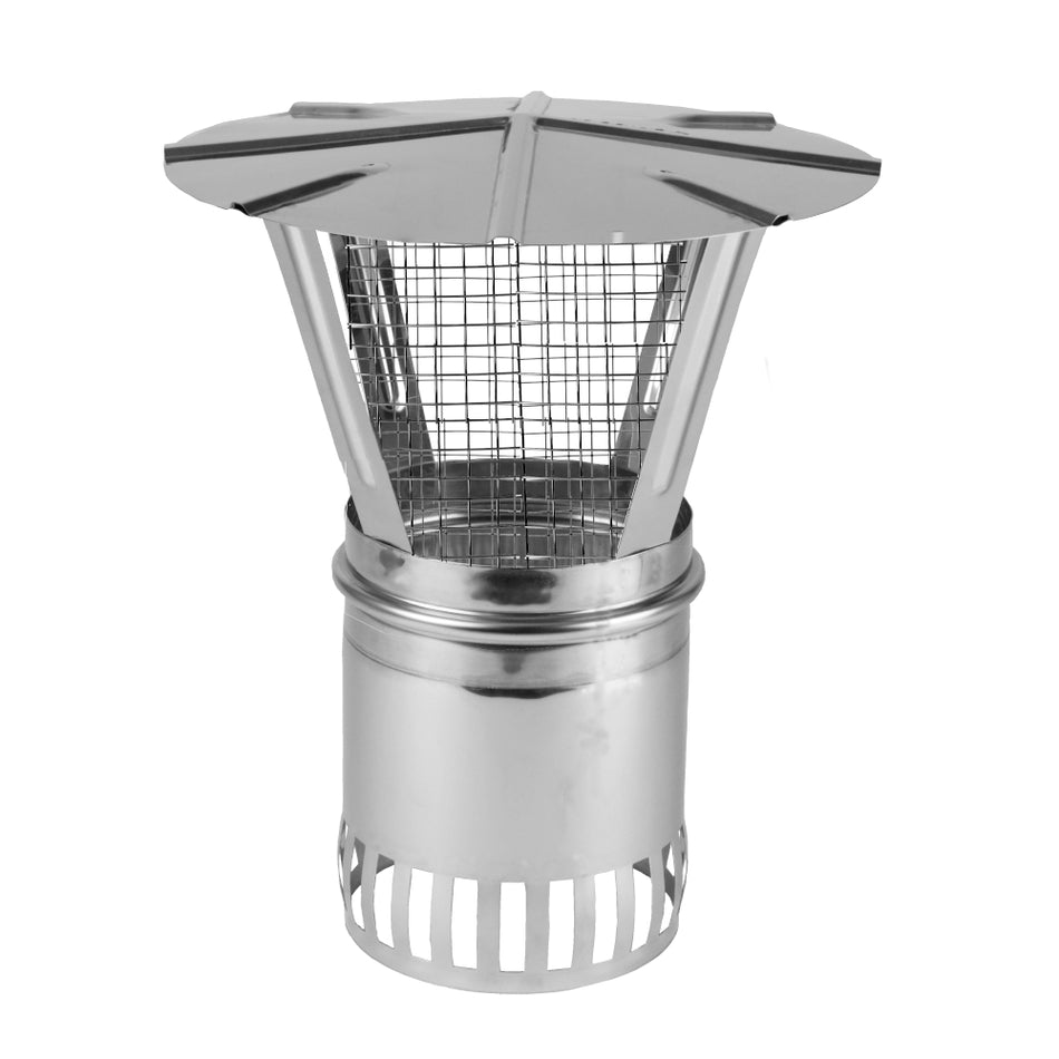 Schiedel Regenhaube mit Funkenschutzgitter | ICS | Ø 80