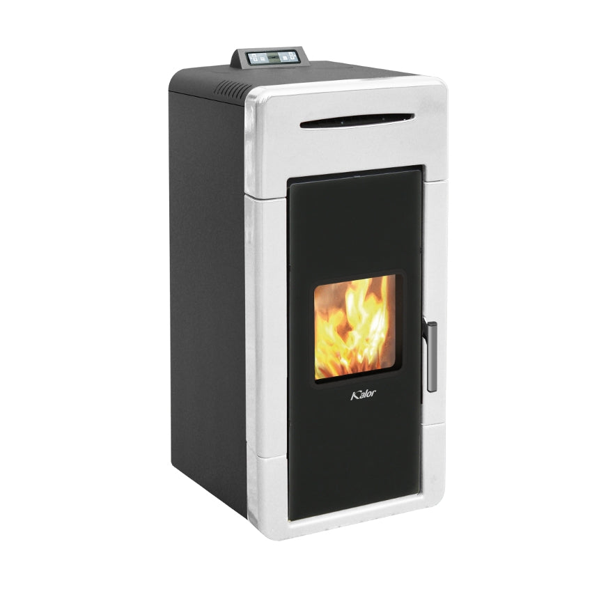 Kalor Pelletkamin Idro Sonia 28 weiss | klimaworld.com