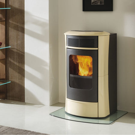 Edilkamin Pelletofen wasserführend Idrosally | Keramik | 15 kW 