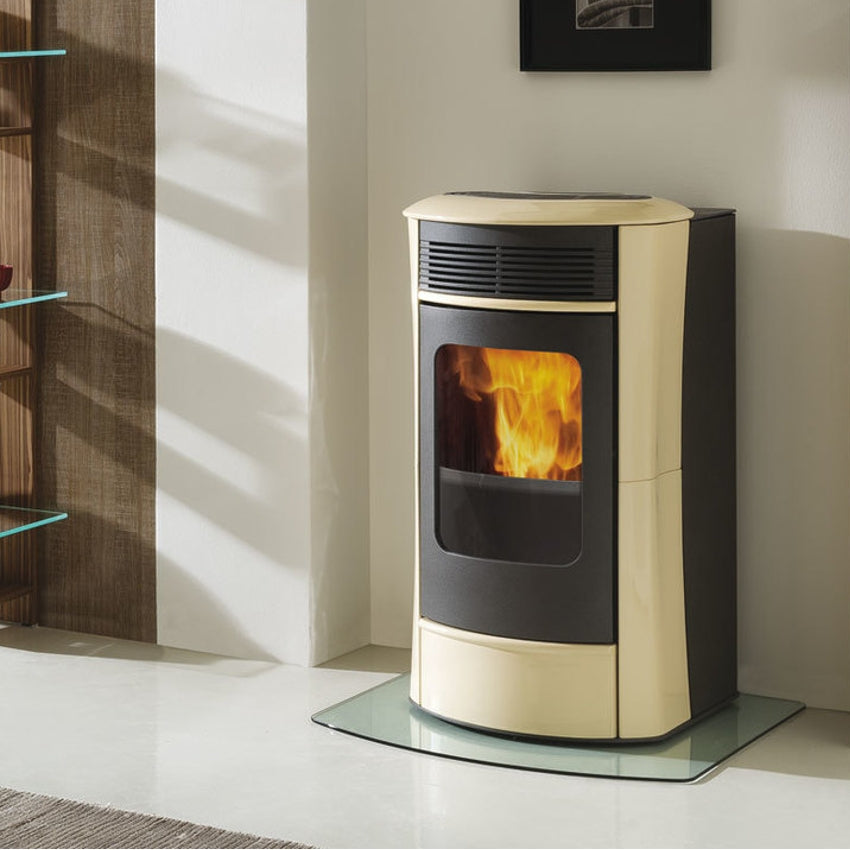 Edilkamin Pelletofen wasserführend Idrosally | Keramik | 15 kW 