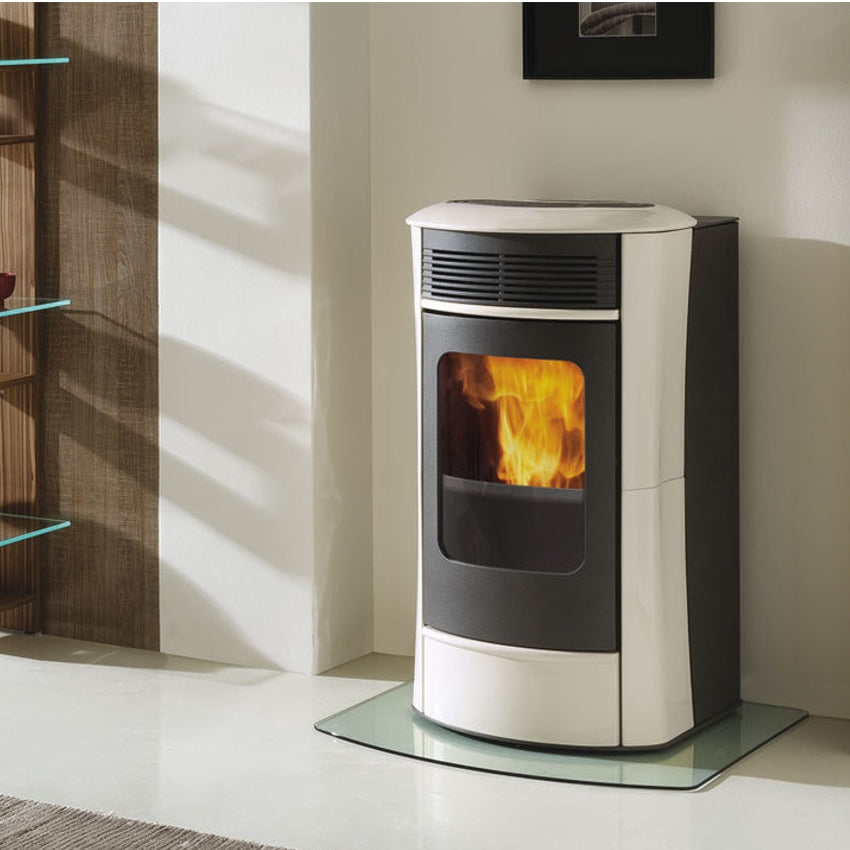 Edilkamin Pelletofen wasserführend Idrosally | Keramik | 15 kW 