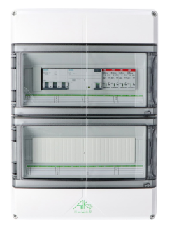 Spelsberg AK 28 + Siemens FI + Siemens LS + ABB Überspannungsschutz 