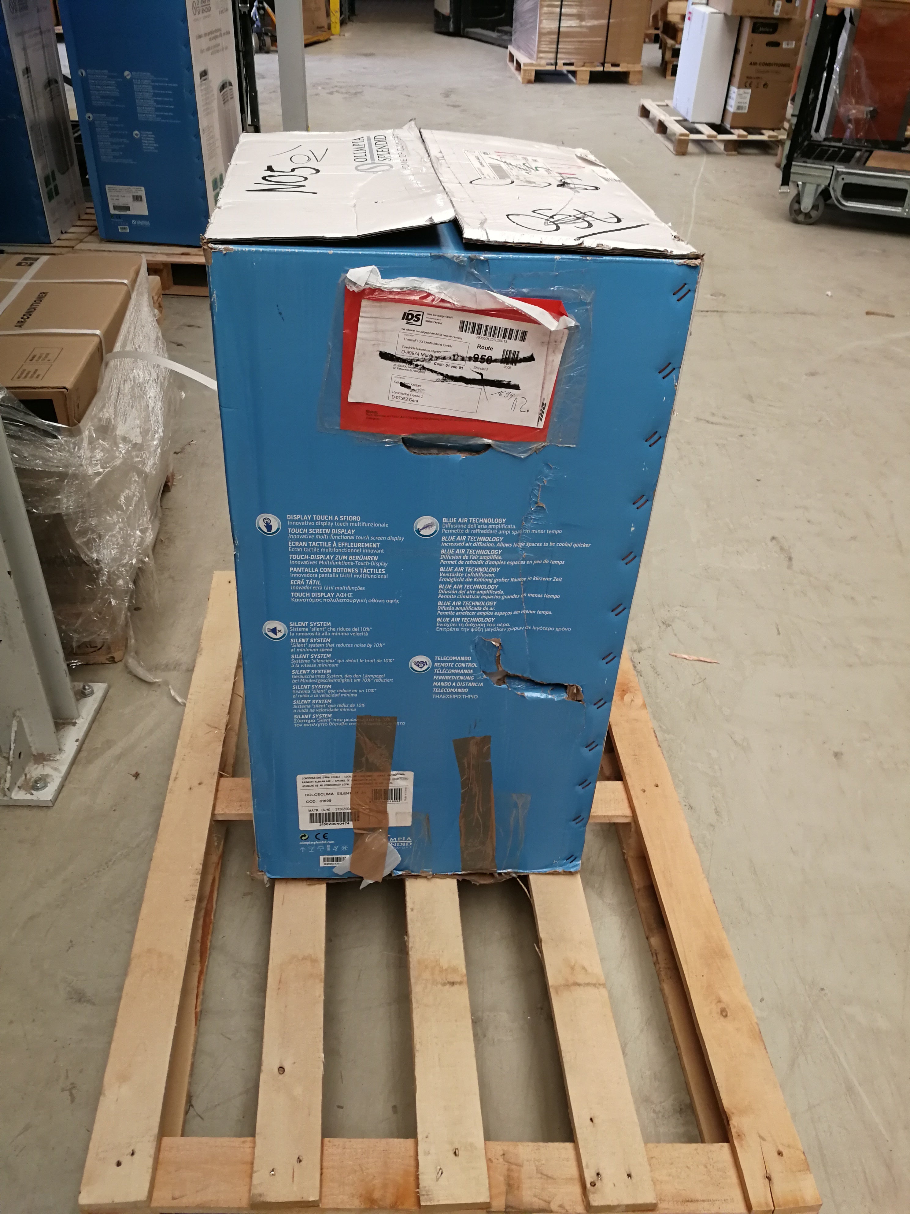 Mobiles Klimagerät DOLCECLIMA silent 11A+ | 2,6 kW | 11000 BTU | B-Ware