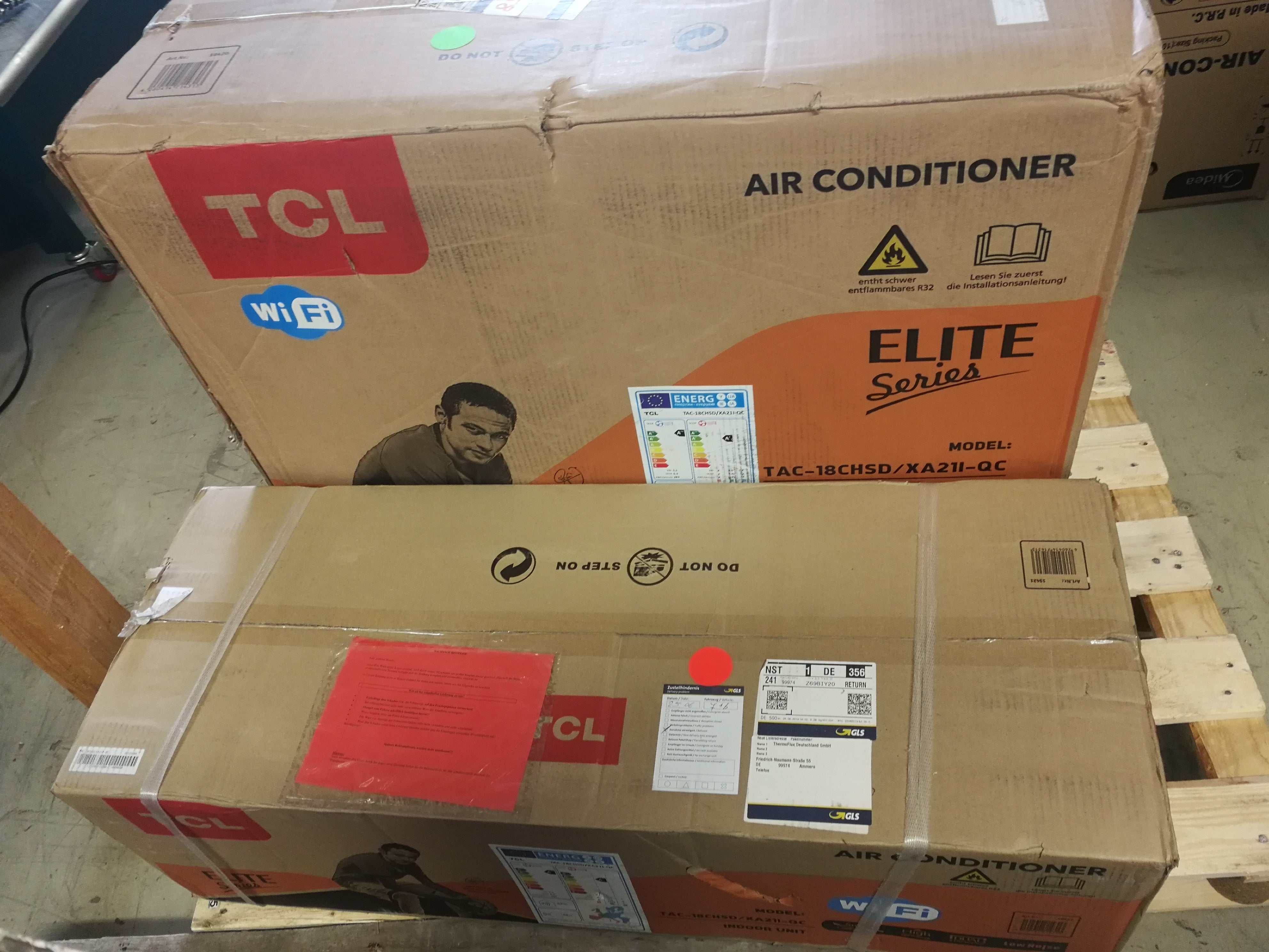 TCL Split-Klimaanlage-Set | TAC-18CHSA/XA21 QC | 18000 BTU | 5,13 kW | B-Ware