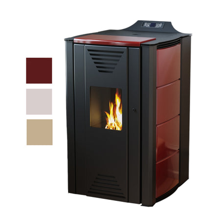 ThermoFlux wasserführender Pelletofen INTERIO 20 | 18 kW Farbwahl | Klimaworld.com