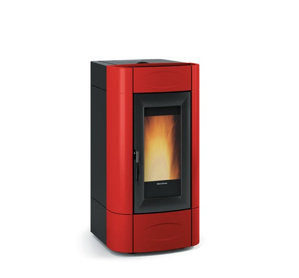 Extraflame Pelletofen Isidora Idro bordeaux