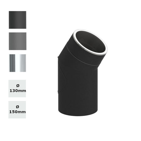 Jeremias Ofenrohr Winkel 30° mit Tür