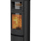 LOTUS Kaminofen Jubilee 35 mit Warmhaltefach | schwarzer Stahlmantel | 7 kW
