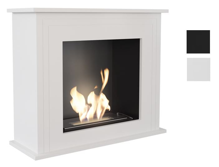 Kratki Biokamin June inkl. MDF-Verkleidung in weiß oder schwarz 