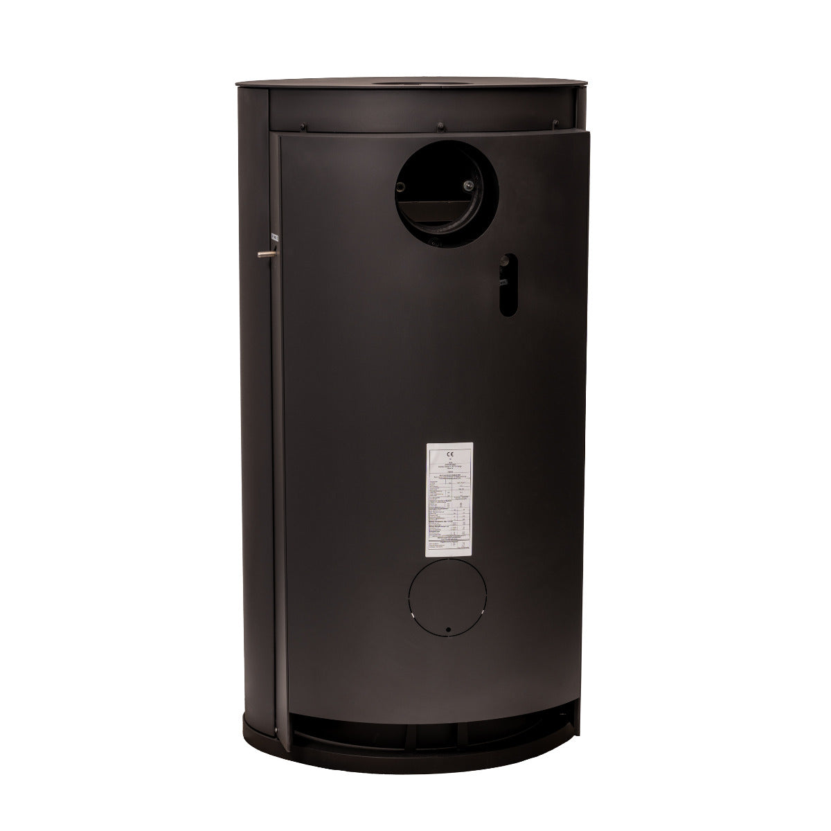 Justus Kaminofen Island Aqua in Stahl Schwarz | klimaworld.com