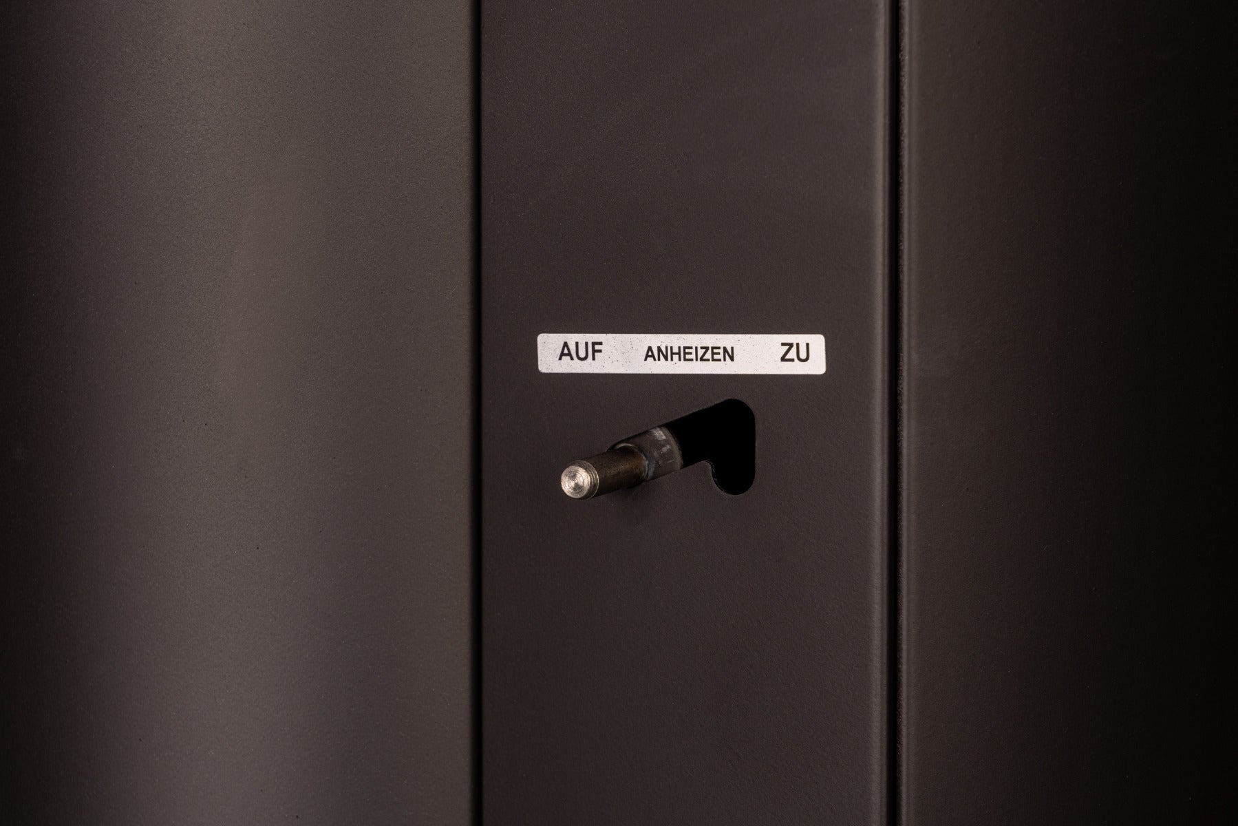 Justus Kaminofen Island Aqua in Stahl Schwarz | klimaworld.com