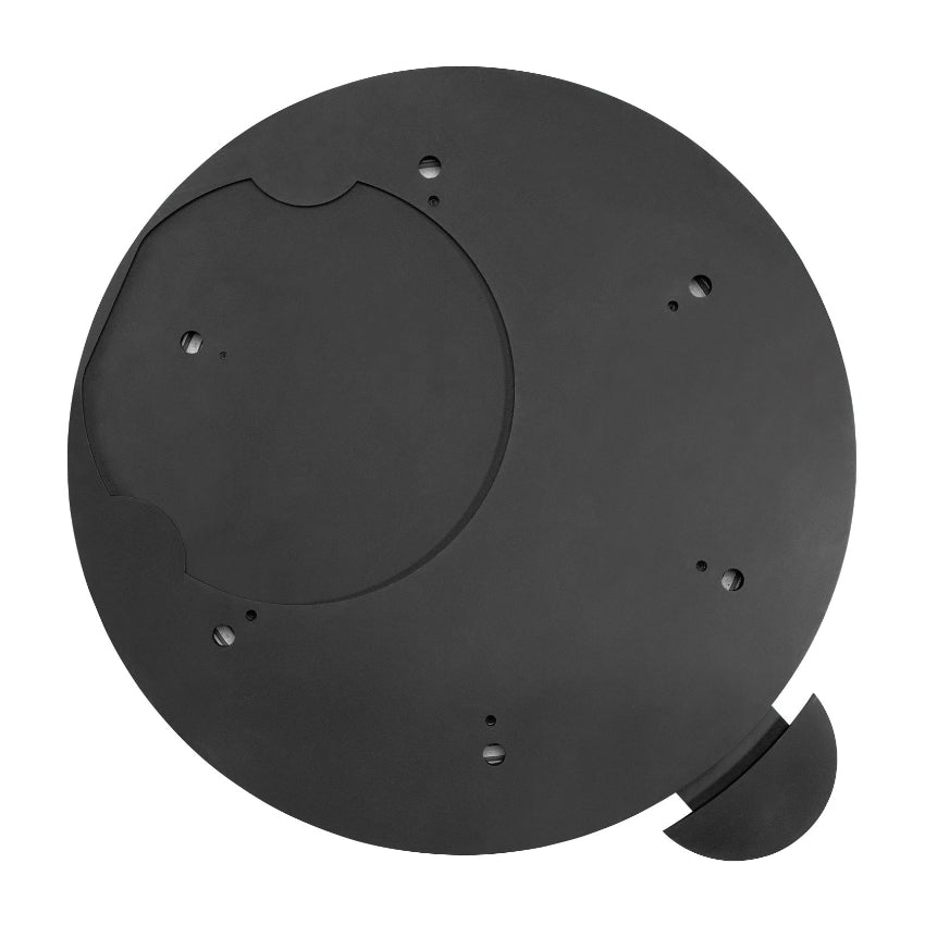 Justus Faro Serie Dreh-Tableau Ø 510 mm | Stahl Schwarz