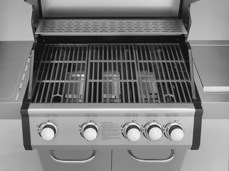 JUSTUS | Geras | Gasgrill mit Unterschrank | 3 x 3,0 kW + 1 x 2,5 kW