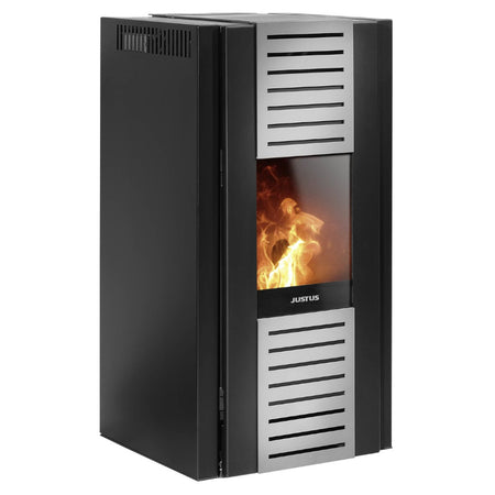 Justus Sirkos | Pelletofen | Stahl Schwarz | 6,0 kW | A+