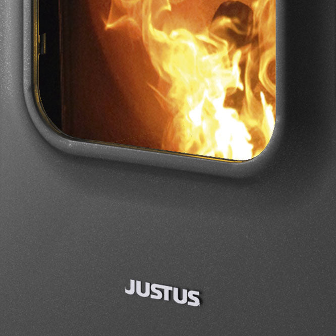 Justus Pelletofen Canis XL gusseiserne Tür