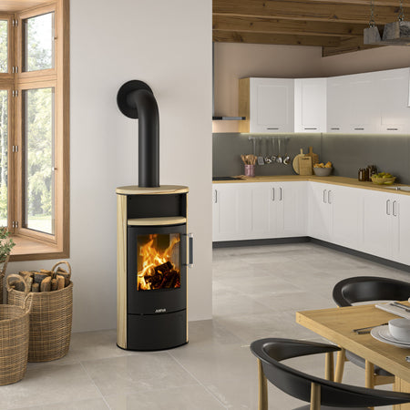 Kaminofen Island 5 2.0 Sandstein Ambiente