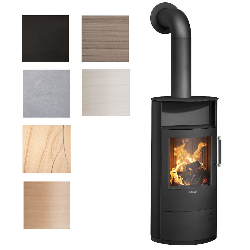 Justus Kaminofen Island 5 2.0 Farbwahl | Klimaworld.com