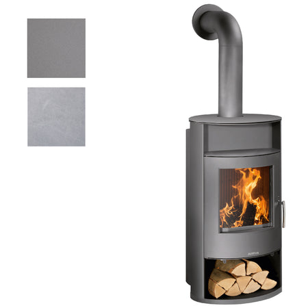 Justus Kaminofen Island Aqua Farbwahl | klimaworld.com