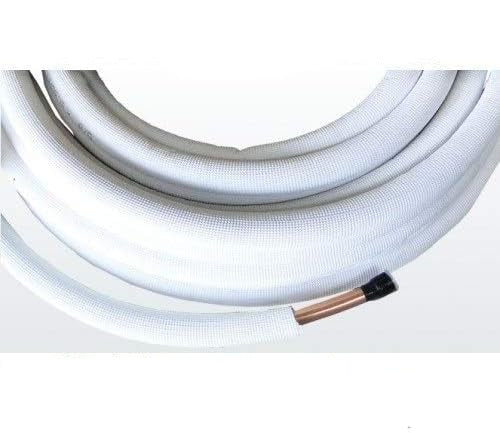 Kaeltemittelleitung isoliertes Kupferrohr 4 Meter Rolle | 1/4 x 1/2'' | www.klimaworld.com