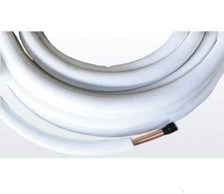 Kaeltemittelleitung isoliertes Kupferrohr 4 Meter Rolle | 1/4 x 1/2'' | www.klimaworld.com