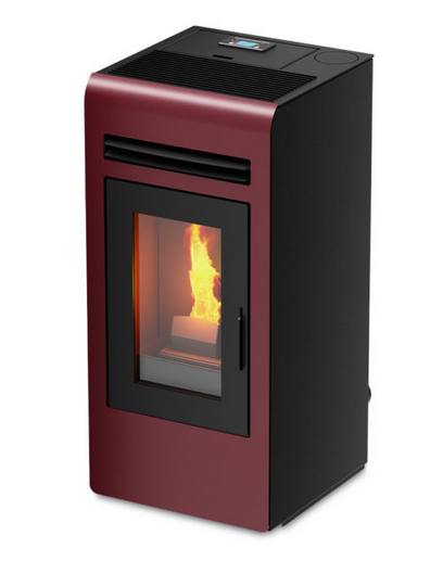 Kalor Pelletkamin Cayenne Martina 7 bordeauxrot | klimaworld.com