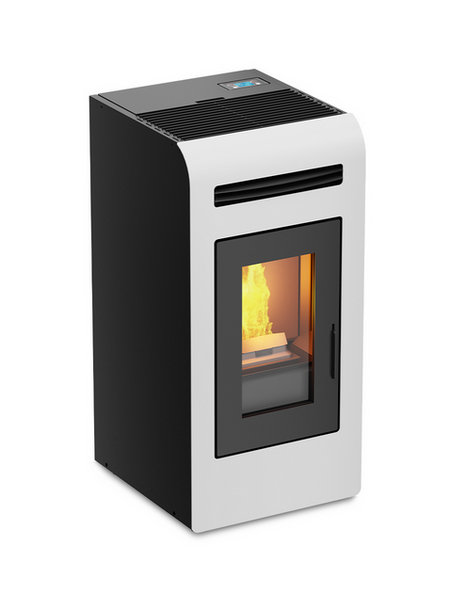 Kalor Pelletkamin Cayenne Angela 10, weiss | klimaworld.com