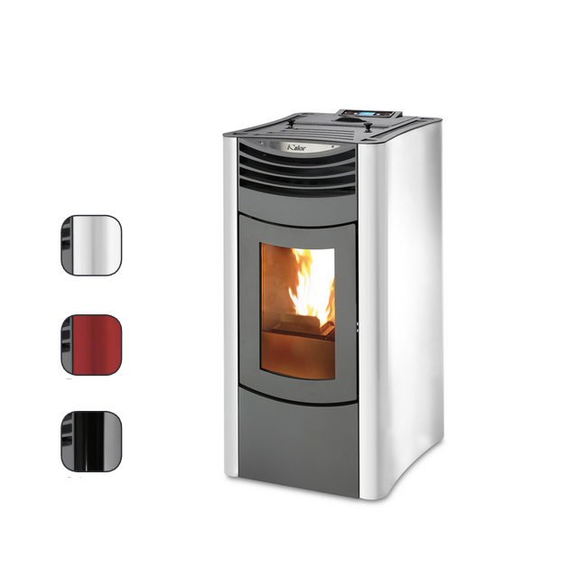 Kalor Pelletofen Ermetica NUX 98 Farbwahl | klimaworld.com