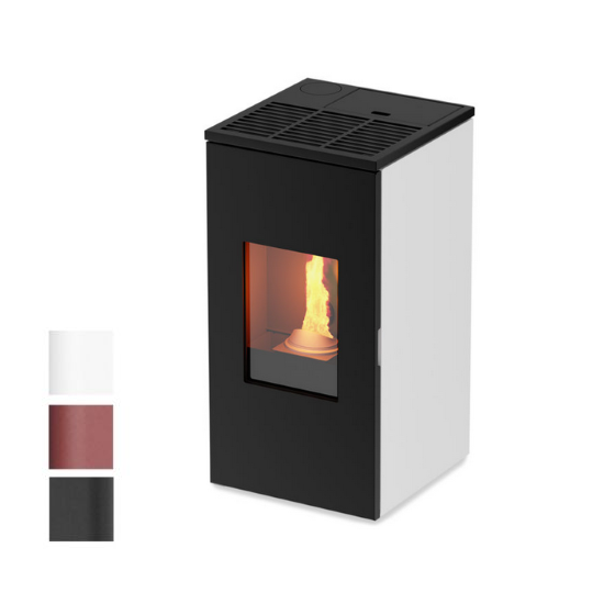 Kalor Pelletkamin Futura 7, Farbwahl | klimaworld.com