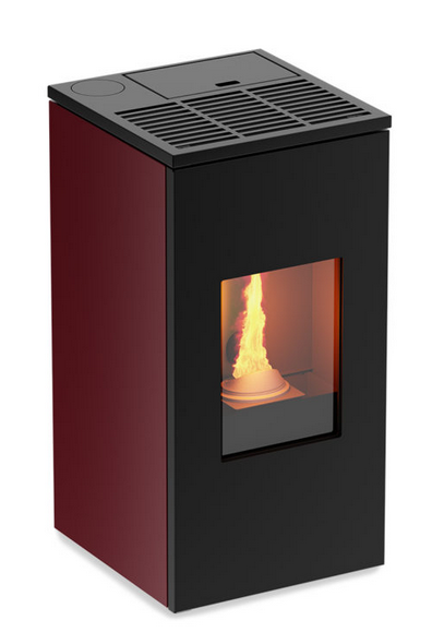 Kalor Pelletkamin Futura 9, bordeaux| klimaworld.com