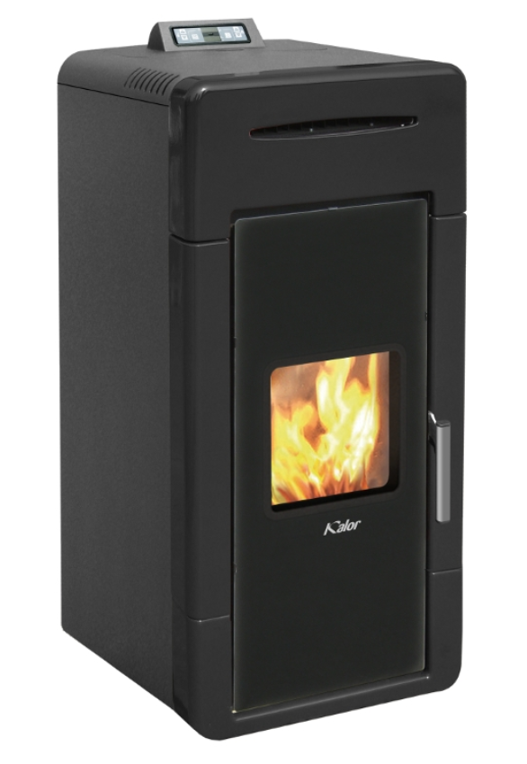 Kalor wasserführender Pelletkamin Nadia 24 in grau| klimaworld.com
