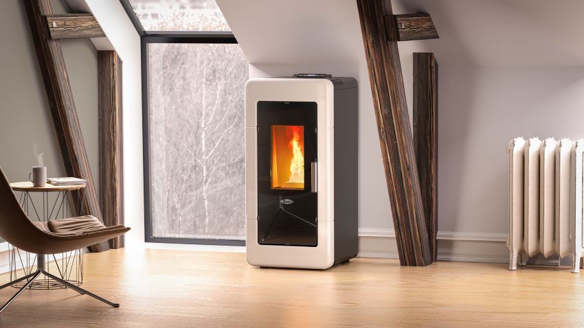 KALOR Pelletofen Idro Mara 14 weiss, Ambiente | klimaworld.com

