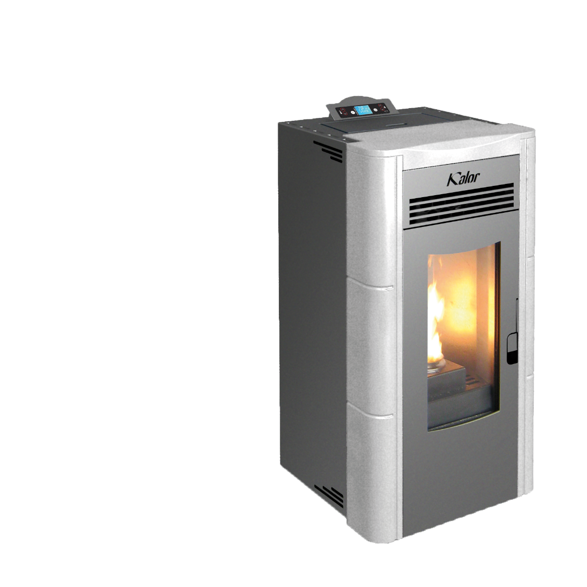 KALOR Pelletofen Michela 12C weiss | klimaworld.com