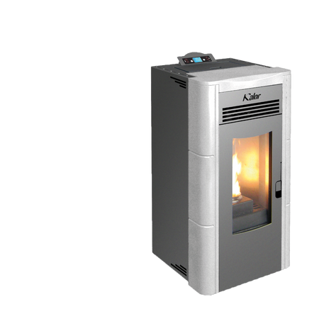 KALOR Pelletofen Michela 12C weiss | klimaworld.com