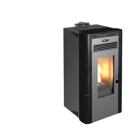 KALOR Pelletofen Michela 12C schwarz | klimaworld.com