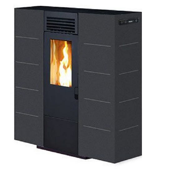 Kalor Pelletkamin Quadra Mod. 6 schwarz | klimaworld.com