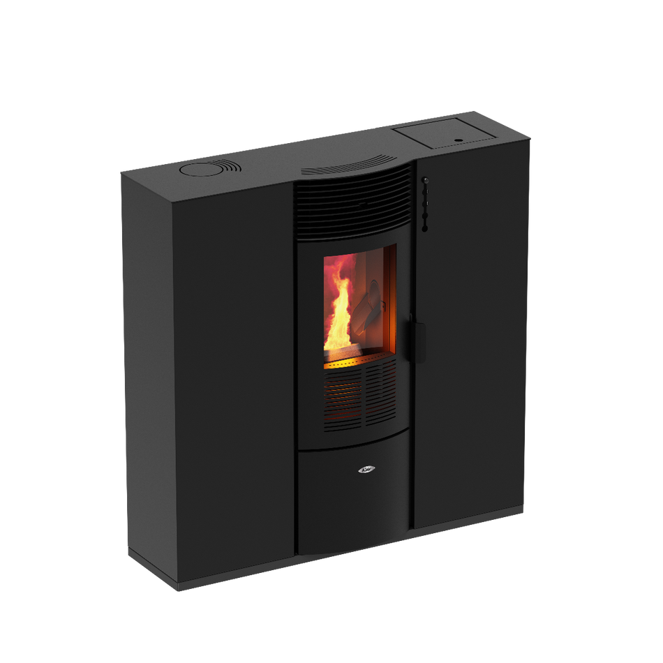 KALOR Pelletofen Quadra Mod 8C schwarz | klimaworld.com