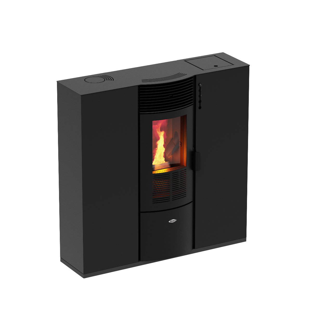 KALOR Pelletofen Quadra Mod 8C schwarz | klimaworld.com