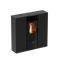 KALOR Pelletkamin | Quadra Mod 10C | kanalisierbar | 9 kW | Schwarz