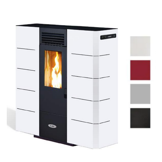 Kalor Pelletkamin Quadra Mod. 6 Farbwahl  | klimaworld.com