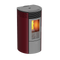 KALOR Pelletkamin | Redonda Basic 12C | kanalisierbar | 8,7 kW | Bordeaux