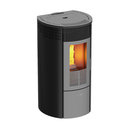 KALOR Pelletofen Redonda Basic Mod 12 schwarz | klimaworld.com